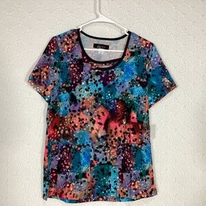 Koi Lite Lola scrub top small vibrant colors